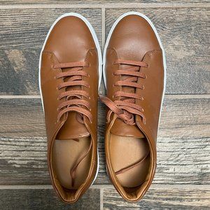 M. Gemi Brown Leather Sneakers